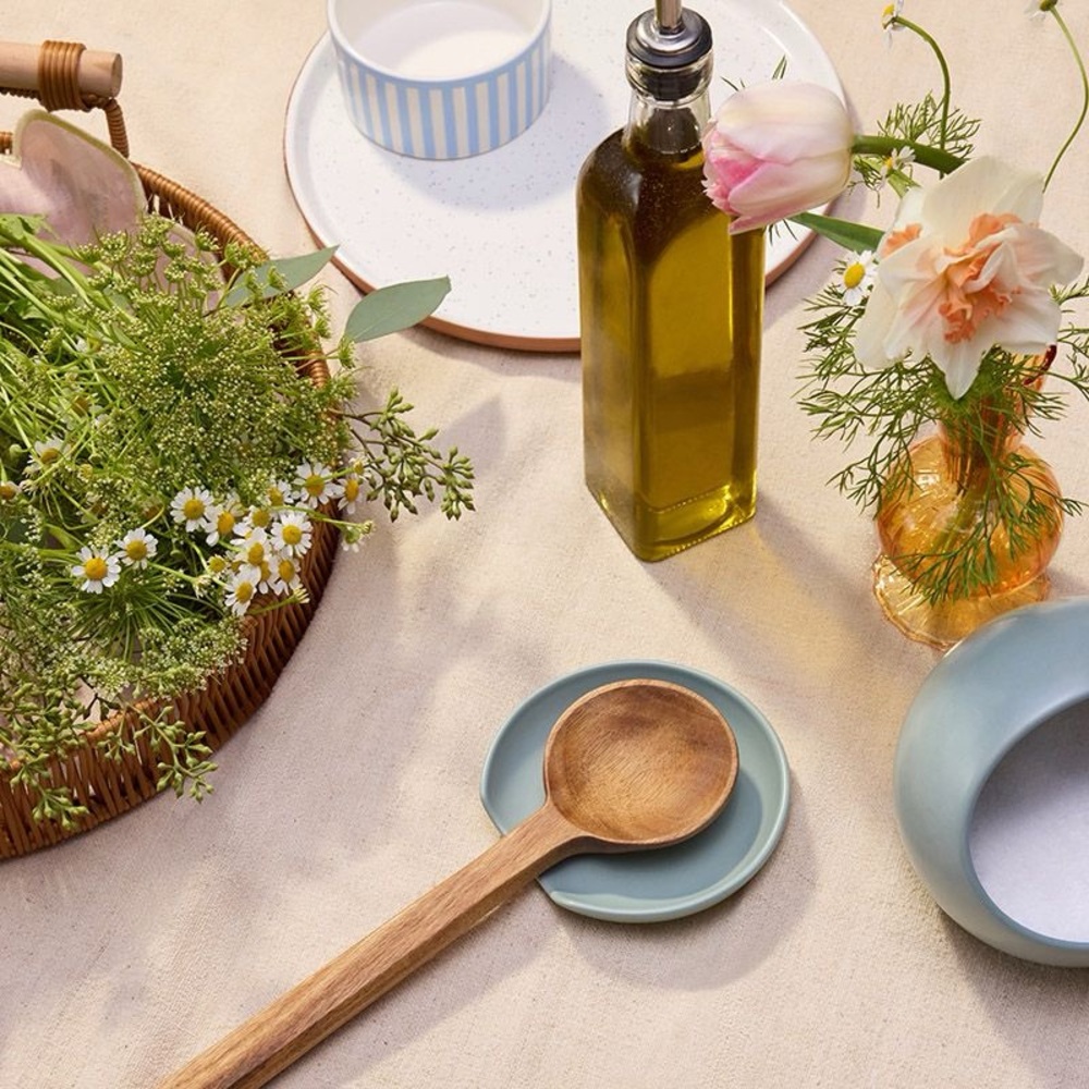Ceramic Spoon Rest Blue